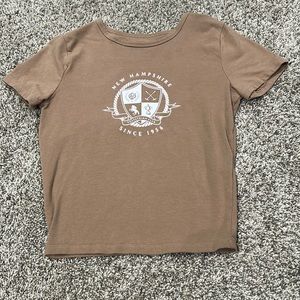 Tight Equestrian club T-shirt, brown